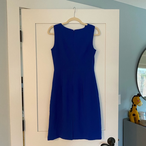 J. Crew cowlneck sheath dress in royal blue - Picture 5 of 5